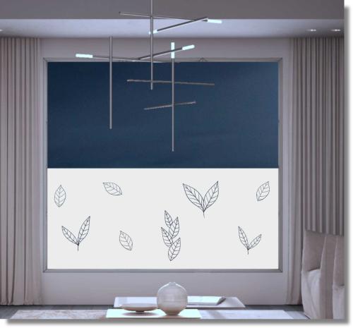 Fensterfolie Blatt